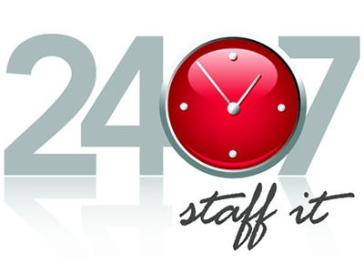 24 7 Staff It Logo