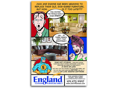 England Furniture Ad